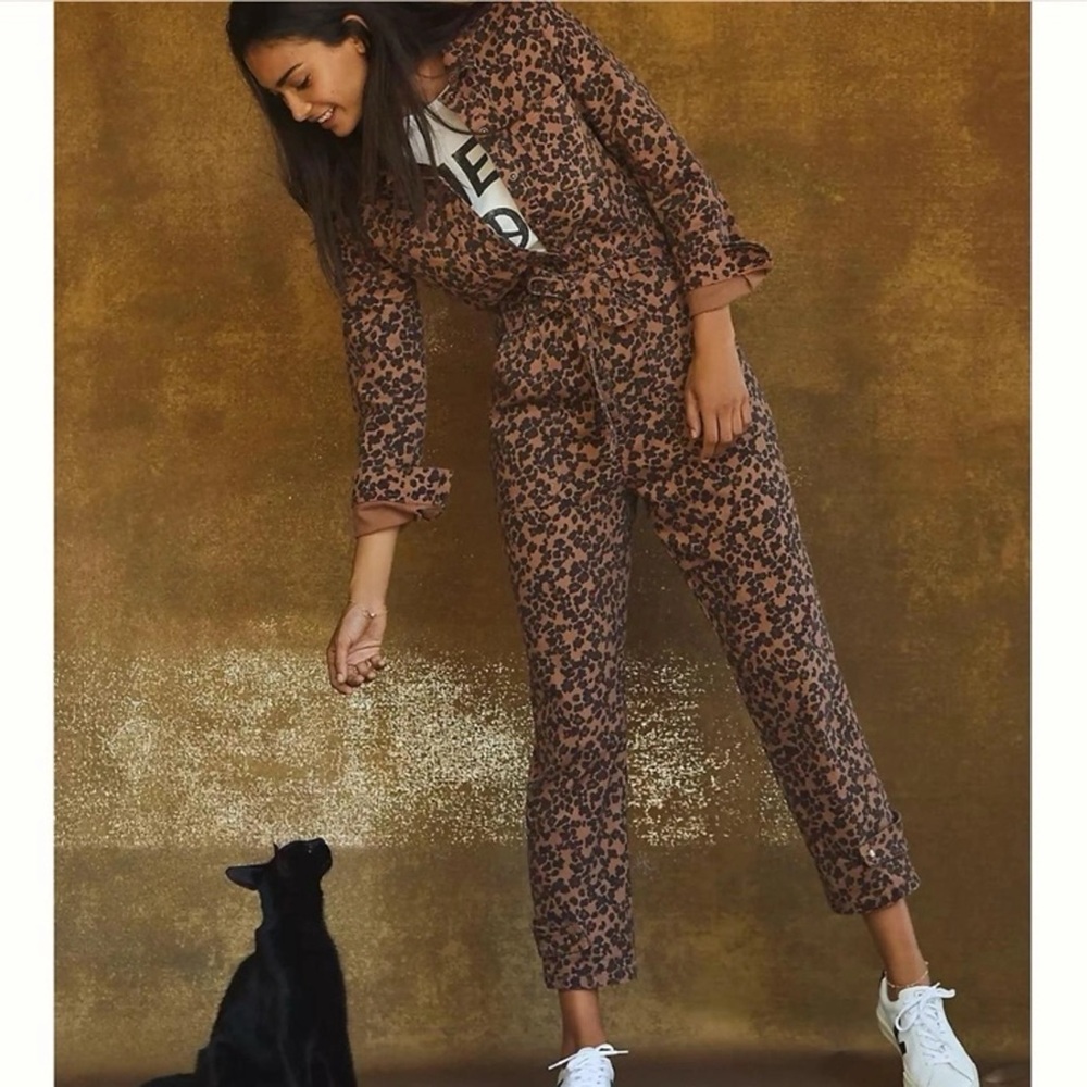 Anthropologie utility jumpsuit